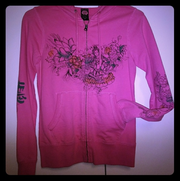 Lucky Brand Tops - Vintage Buddha Lucky Brand Hoodie Sweatshirt XS